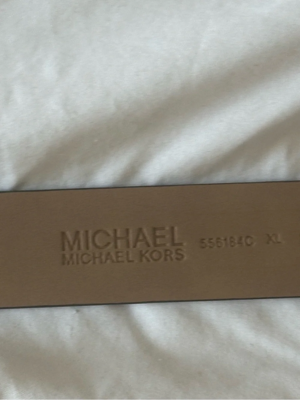 Michael Kors Leopard-Print Logo Buckle Belt in Brown and Black